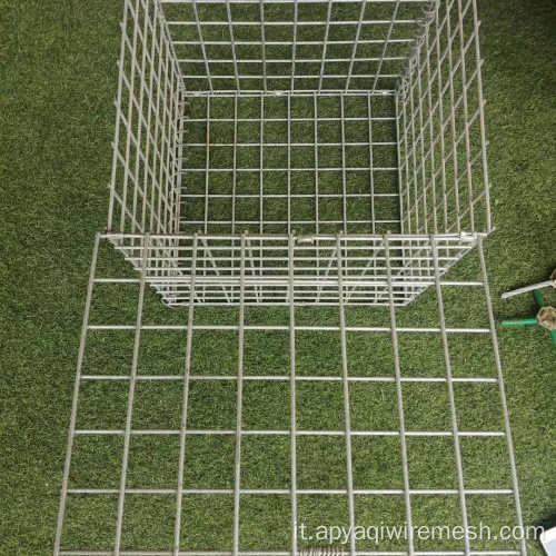 Gabion Box saldato galvanizzato che trattiene la gabbia di pietra da parete